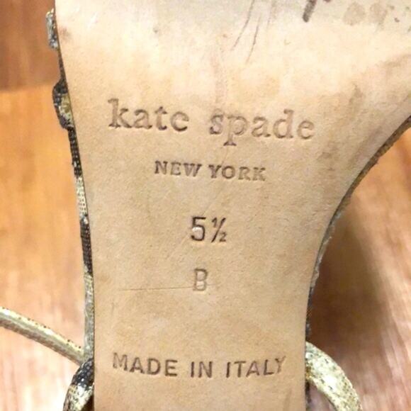 Kate Spade 2005 Sparkle Snakeskin Heels Size 5.5 - Picture 14 of 14